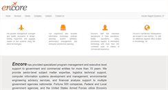 Desktop Screenshot of encoresupportsystems.com